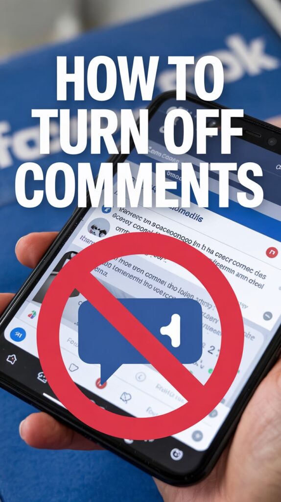 How to Turn Off Comments on Facebook Post: